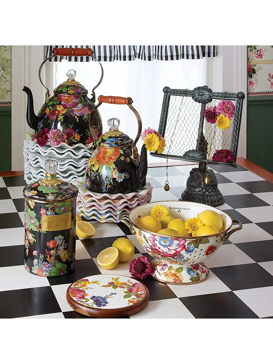 MacKenzie-Childs Small Flower Market Colander | Thumbnail 4
