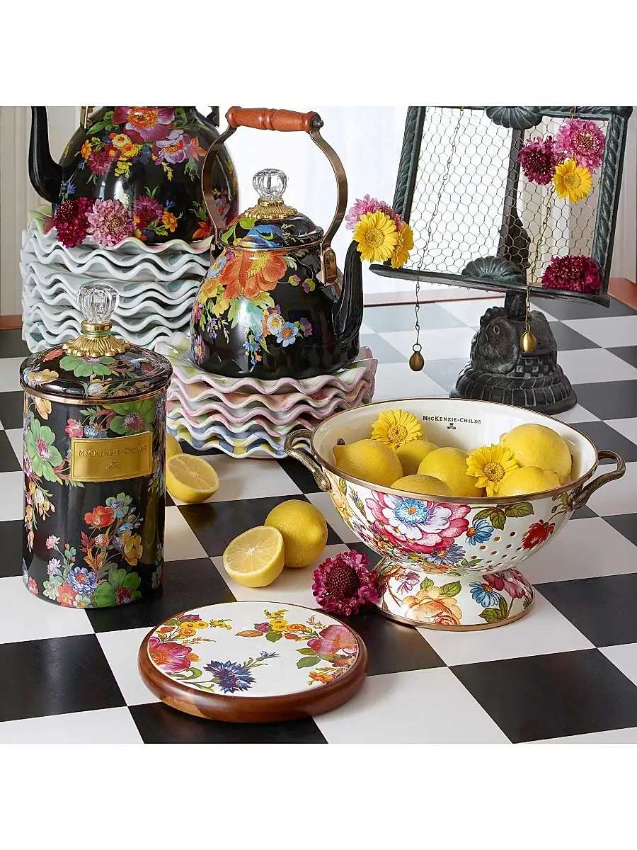 MacKenzie-Childs Small Flower Market Colander | Thumbnail 5
