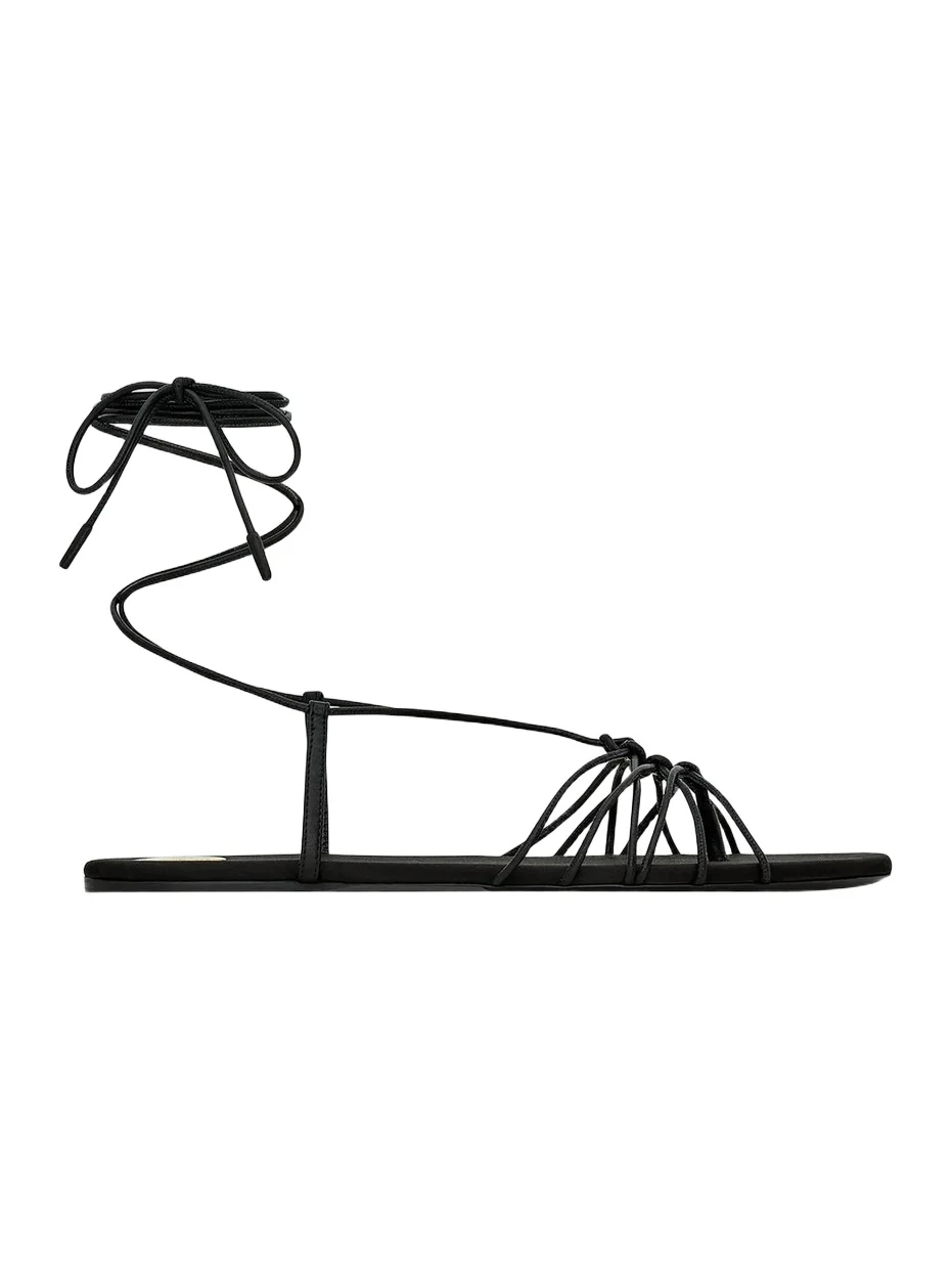 Women's Babylone Sandals in Smooth Leather - Black Women's Babylone Sandals in Smooth Leather - Black