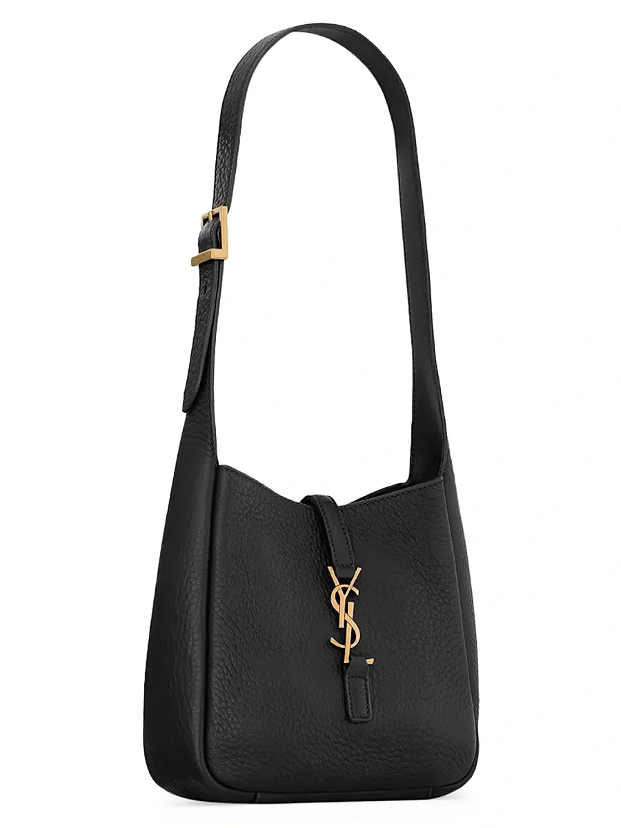 Saint Laurent Women's Le 5 à 7 Supple Baby Shoulder Bag in Grained Leather - Light Musk | Thumbnail 15 Saint Laurent Women's Le 5 à 7 Supple Baby Shoulder Bag in Grained Leather - Light Musk | Thumbnail 15