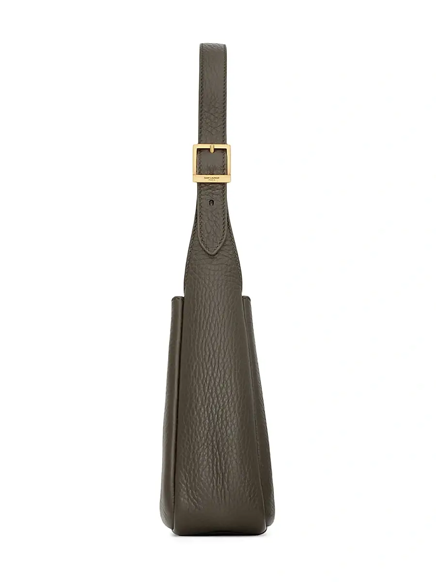 Saint Laurent Women's Le 5 à 7 Supple Baby Shoulder Bag in Grained Leather - Light Musk | Thumbnail 5 Saint Laurent Women's Le 5 à 7 Supple Baby Shoulder Bag in Grained Leather - Light Musk | Thumbnail 5