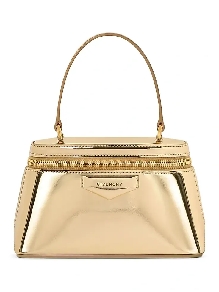 Women's Antigona Vanity Bag in Mirror Effect Leather Women's Antigona Vanity Bag in Mirror Effect Leather