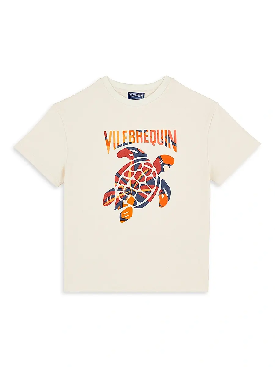 Little Boy's & Boy's Monoï Logo T-Shirt - Off White Little Boy's & Boy's Monoï Logo T-Shirt - Off White