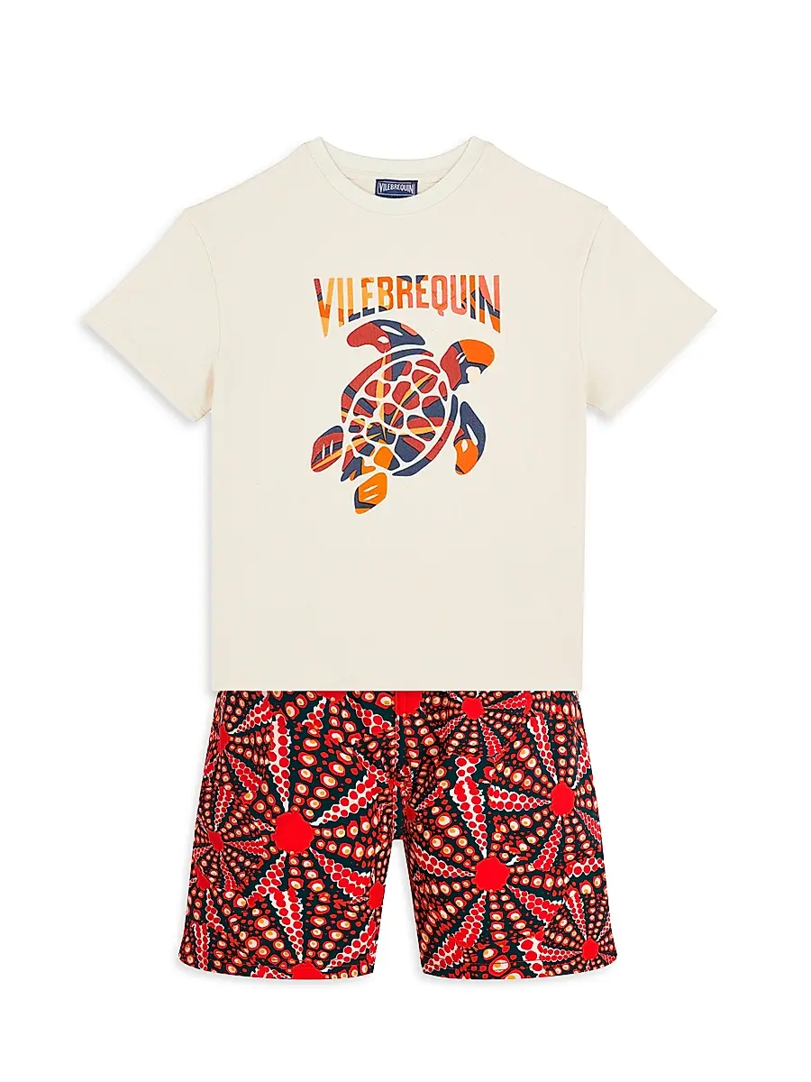 Vilebrequin Boy's Little Boy's & Boy's Oursinades Swim Shorts | Thumbnail 2 Vilebrequin Boy's Little Boy's & Boy's Oursinades Swim Shorts | Thumbnail 2