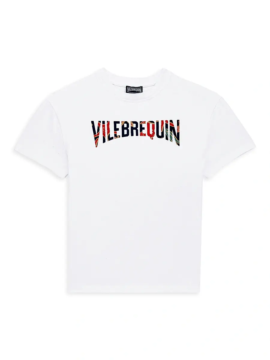 Little Boy's & Boy's Logo T-Shirt - Blanc Little Boy's & Boy's Logo T-Shirt - Blanc