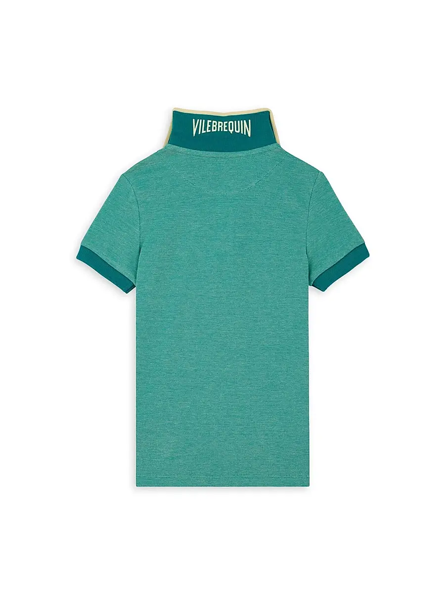Vilebrequin Boy's Little Boy's & Boy's Cotton Piqué Polo Shirt | Thumbnail 3 Vilebrequin Boy's Little Boy's & Boy's Cotton Piqué Polo Shirt | Thumbnail 3