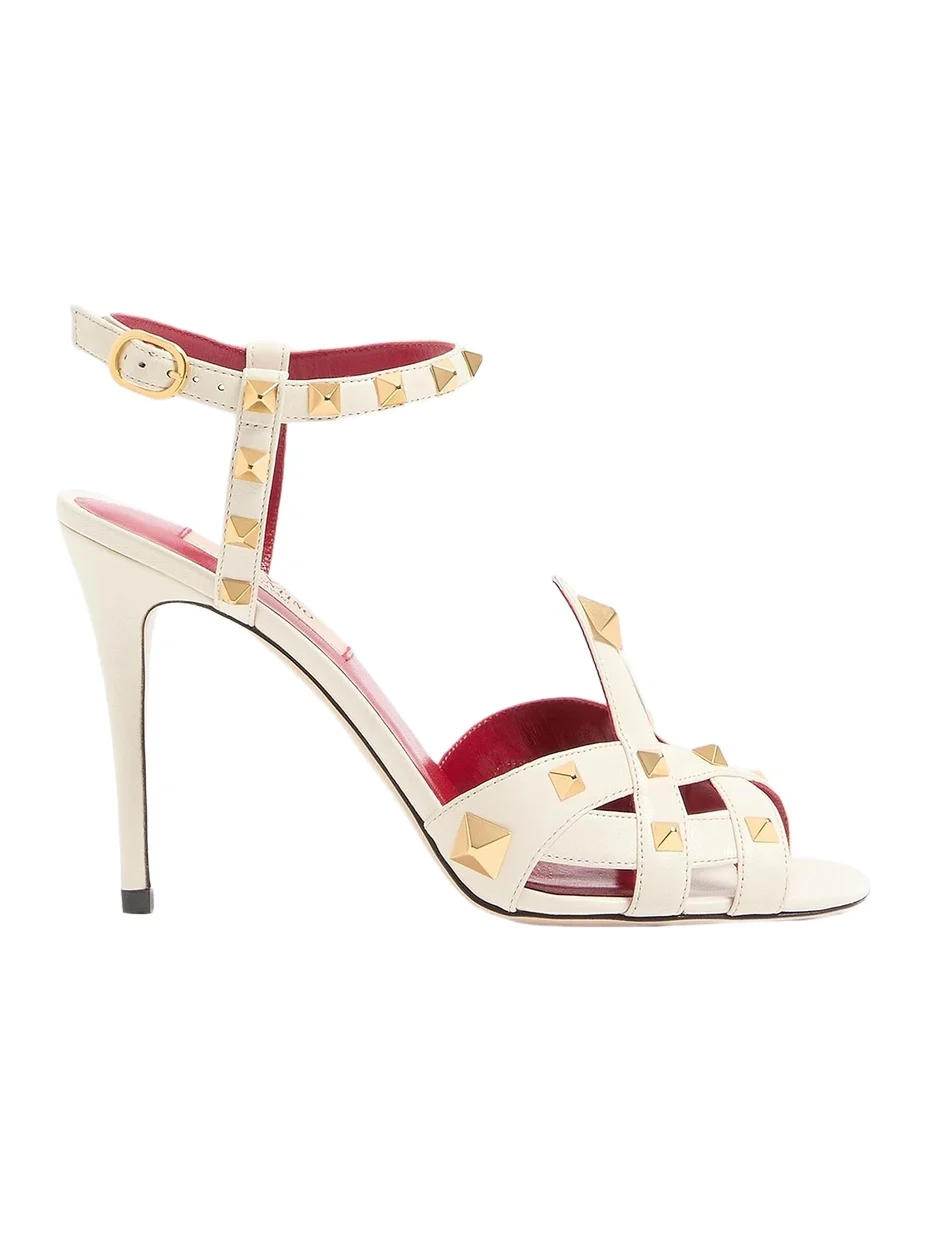Women's Studdy 100MM Kidskin Sandals Women's Studdy 100MM Kidskin Sandals