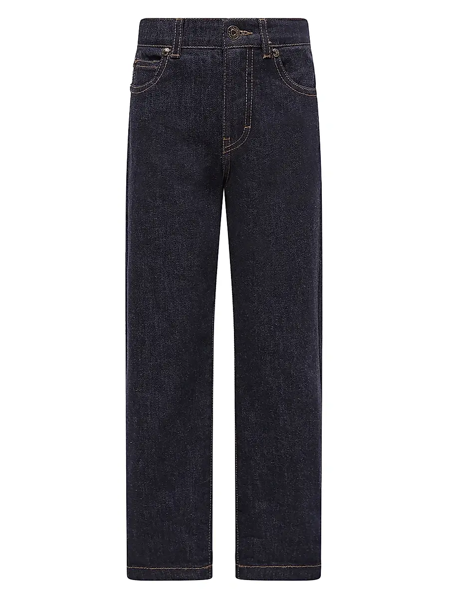 Moncler Little Boy's & Boy's Jeans - Navy Blue | Image 1 Moncler Little Boy's & Boy's Jeans - Navy Blue | Image 1