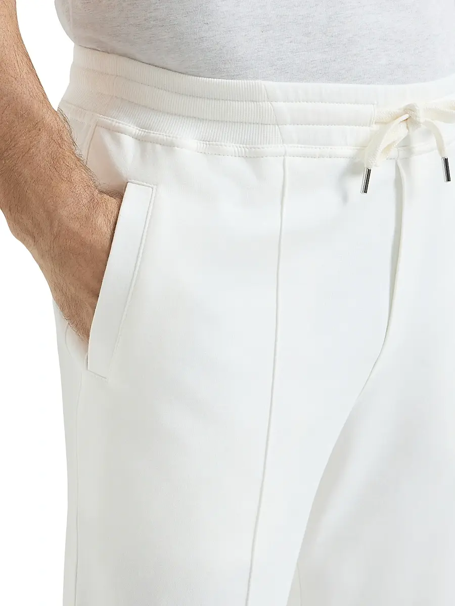 Brunello Cucinelli Men's Techno Cotton French Terry Trousers with Crête Detail - Black | Thumbnail 11 Brunello Cucinelli Men's Techno Cotton French Terry Trousers with Crête Detail - Black | Thumbnail 11