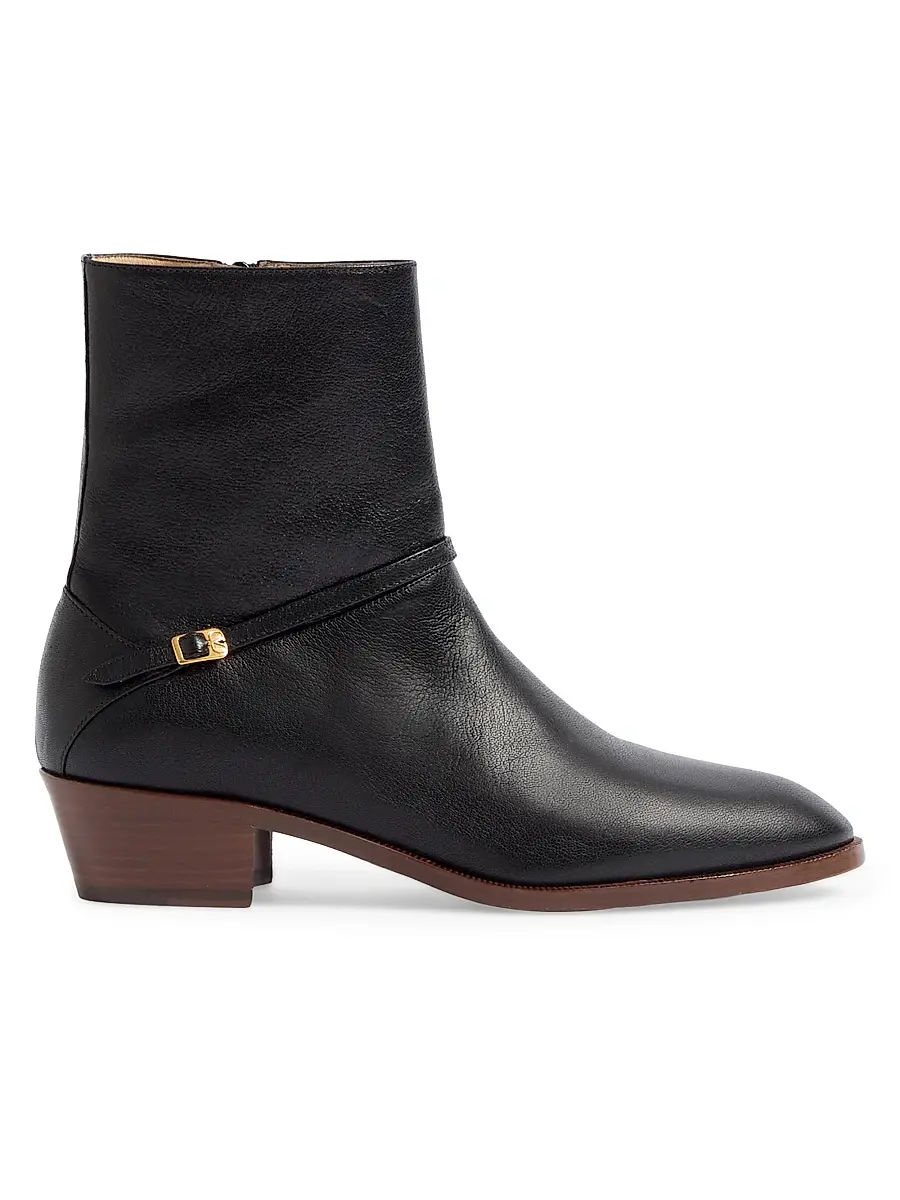 Valentino Garavani Men's Pat Ankle Boots in Kidskin - Black - Size 11.5 | Image 1 Valentino Garavani Men's Pat Ankle Boots in Kidskin - Black - Size 11.5 | Image 1