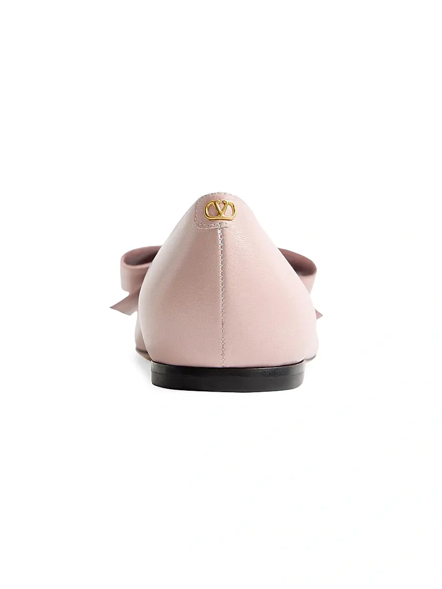 Valentino Women's Bowow Kidskin Ballerinas | Thumbnail 3