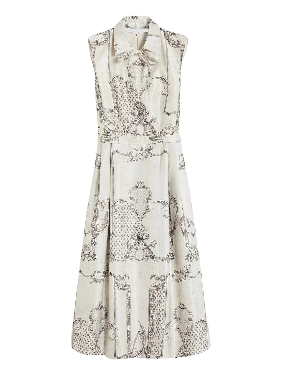 Max Mara Women's Printed Mikado Shirt Dress