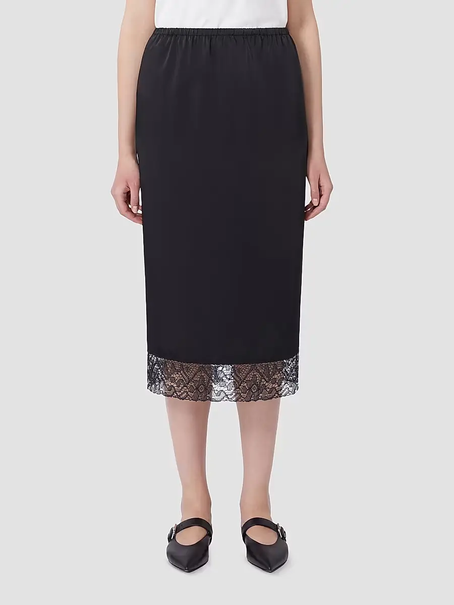 Weekend Max Mara Women's Washed Satin Skirt | Thumbnail 2