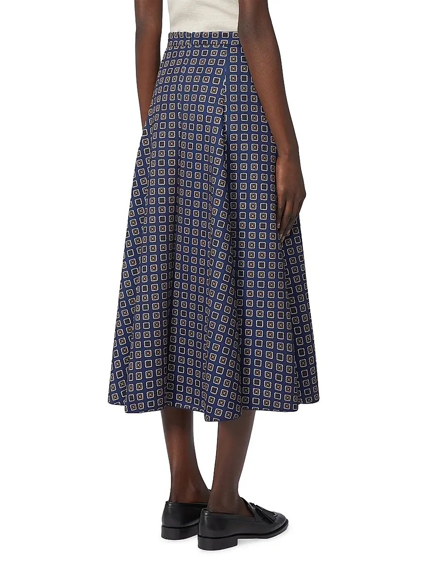 Max Mara Women's Printed Jersey Skirt | Thumbnail 3 Max Mara Women's Printed Jersey Skirt | Thumbnail 3