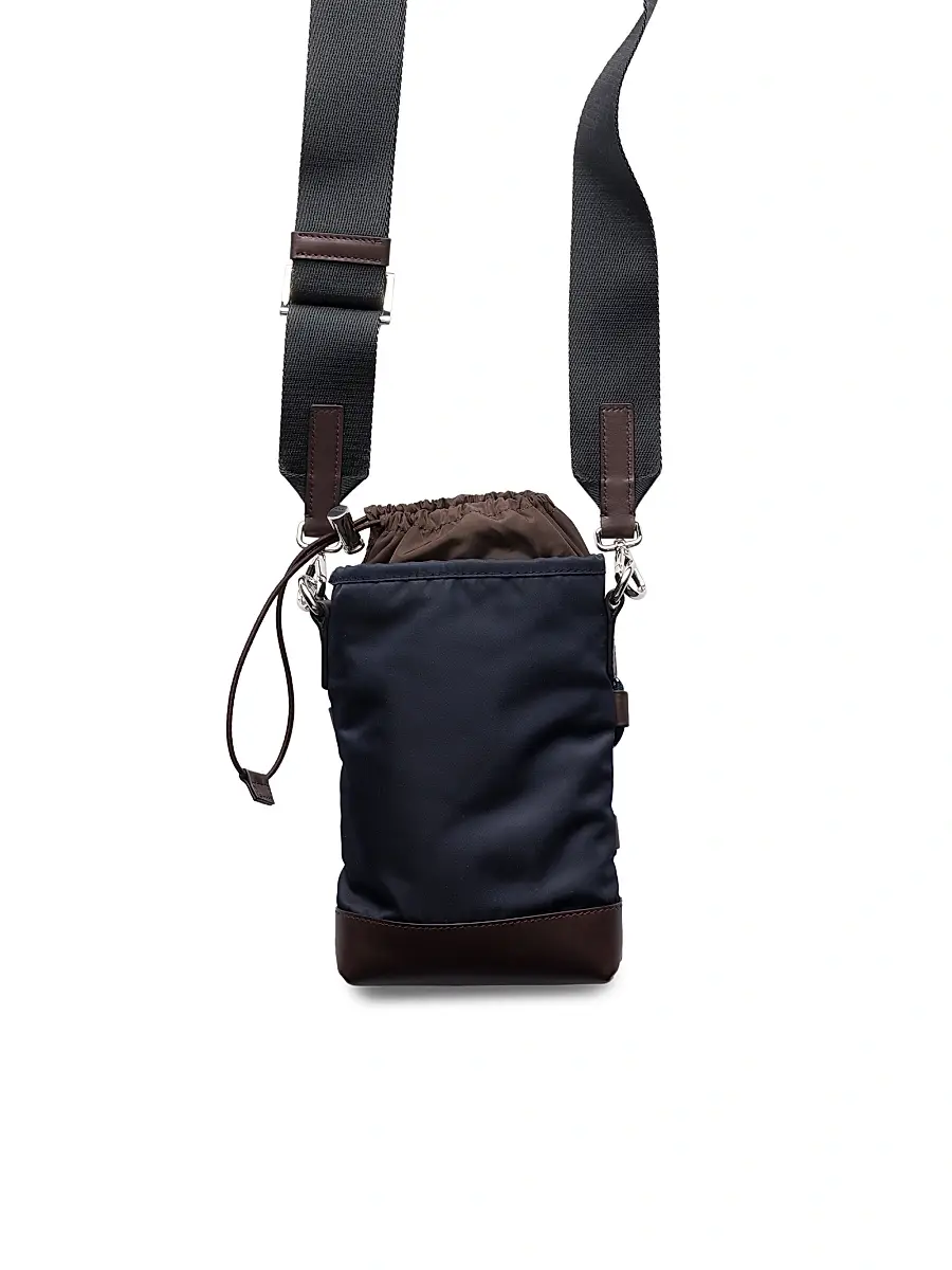 Prada Men's Re-Nylon and Leather Smartphone Case | Thumbnail 2