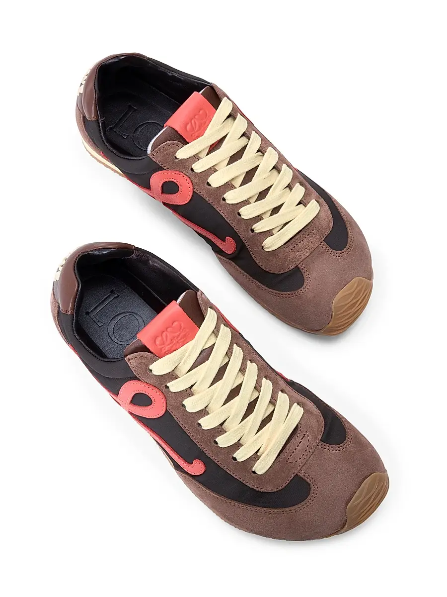 Loewe Women's Ballet Runner 2.0 Suede Sneakers | Thumbnail 3