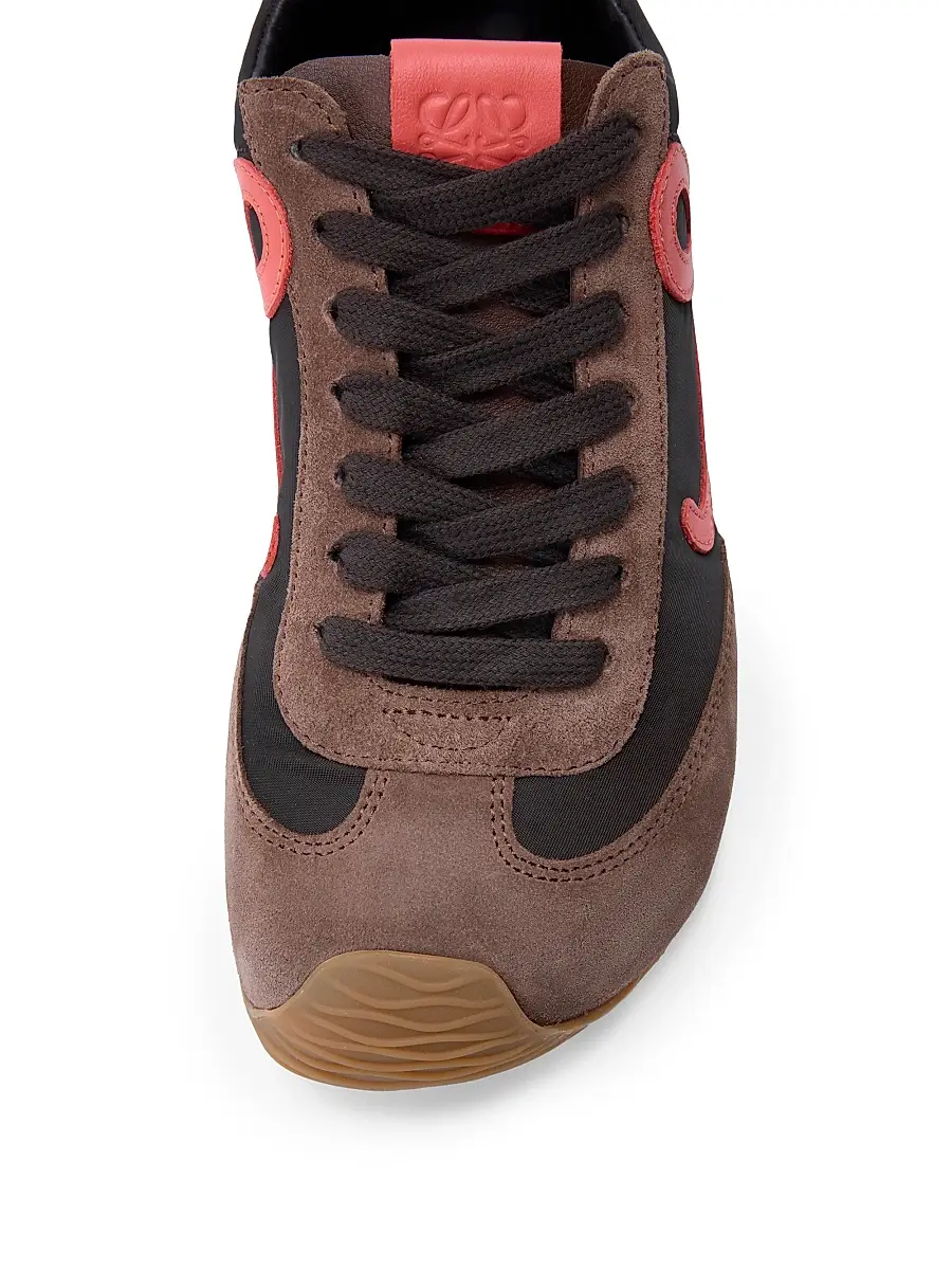 Loewe Women's Ballet Runner 2.0 Suede Sneakers | Thumbnail 4