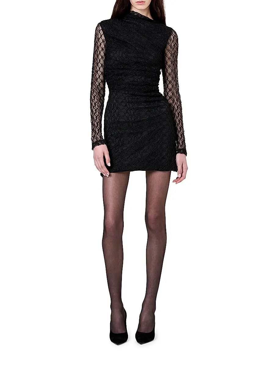 Nicholas the Label Women's Glenda Twisted Lace Minidress | Thumbnail 2