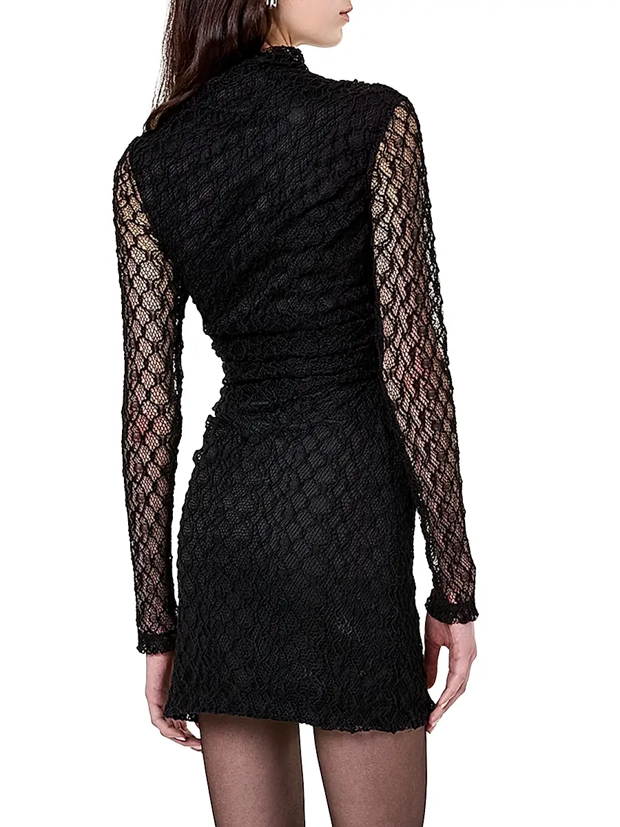 Nicholas the Label Women's Glenda Twisted Lace Minidress | Thumbnail 5