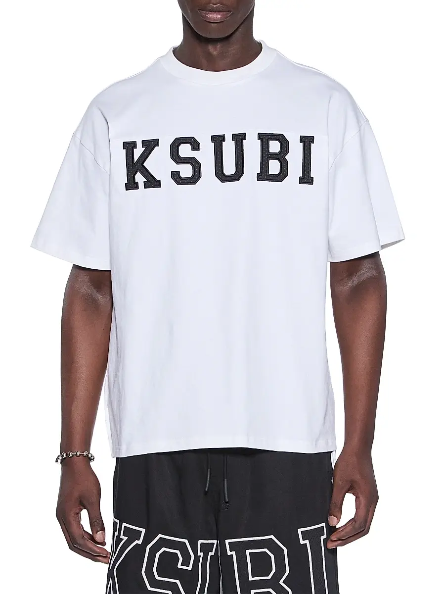 Men's Touchdown Ekcess Vintage Logo T-Shirt - Off White Men's Touchdown Ekcess Vintage Logo T-Shirt - Off White