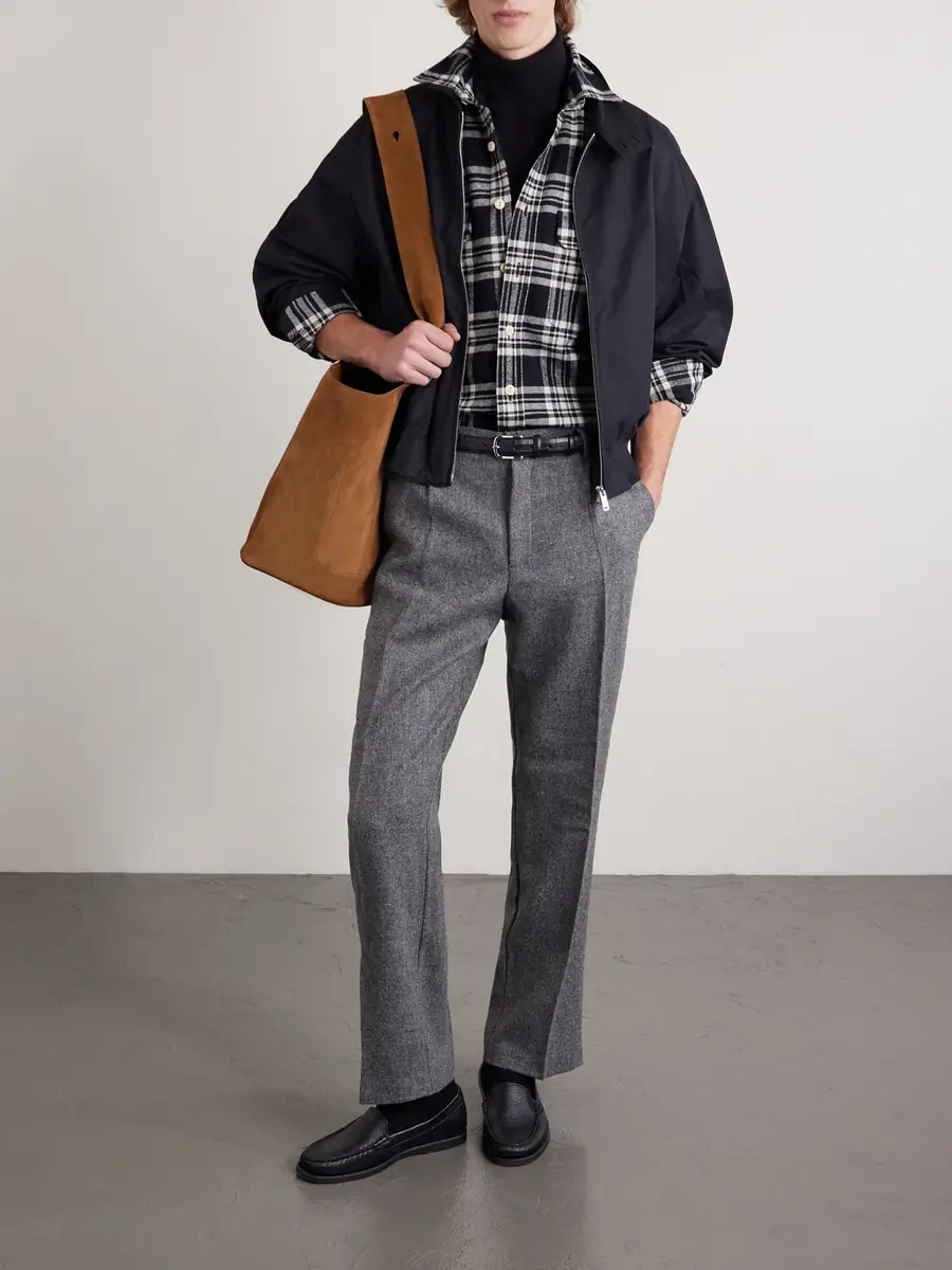 Drake's Checked Cotton-Flannel Shirt - Men | Thumbnail 2