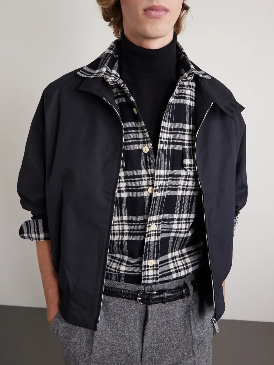 Drake's Checked Cotton-Flannel Shirt - Men | Thumbnail 5