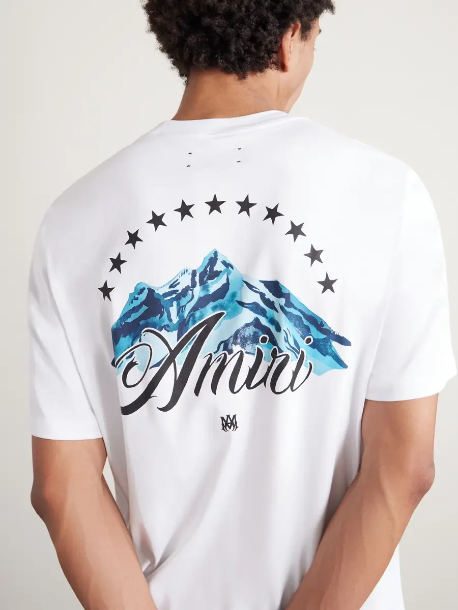 AMIRI Logo-Print Cotton-Jersey T-Shirt - Men | Thumbnail 5 AMIRI Logo-Print Cotton-Jersey T-Shirt - Men | Thumbnail 5