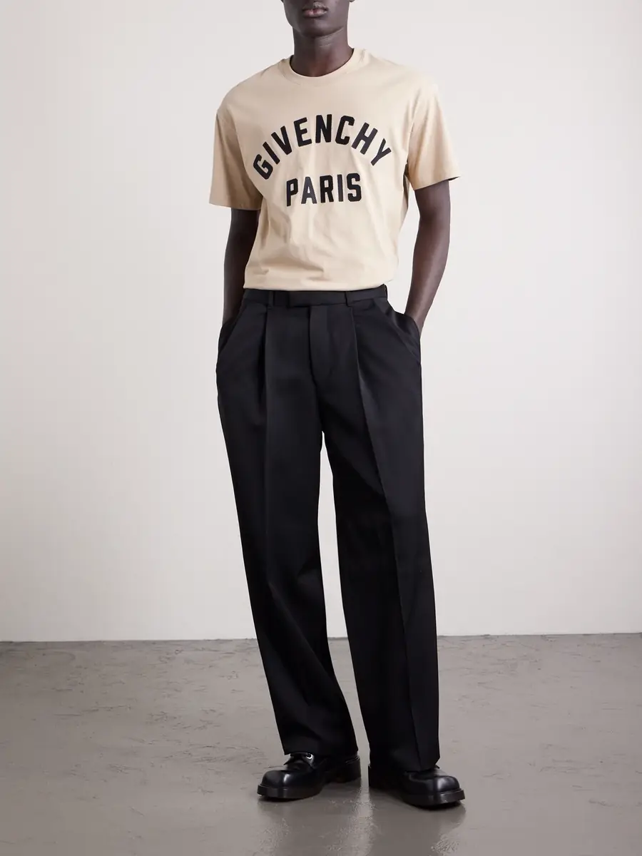 Givenchy Logo-Appliquéd Cotton-Jersey T-Shirt - Men | Thumbnail 2