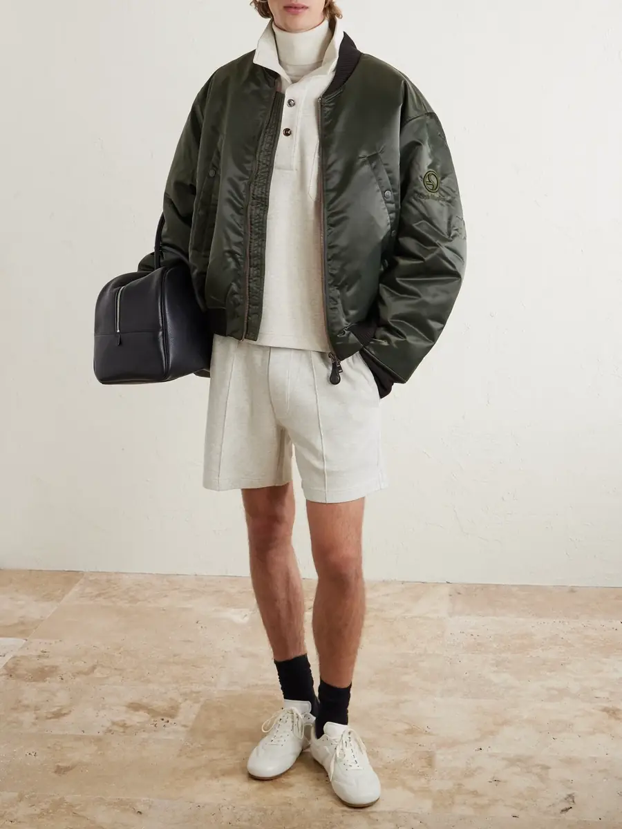 Tom Ford Cotton, Silk and Cashmere-Blend Sweatshirt - Men | Thumbnail 2 Tom Ford Cotton, Silk and Cashmere-Blend Sweatshirt - Men | Thumbnail 2