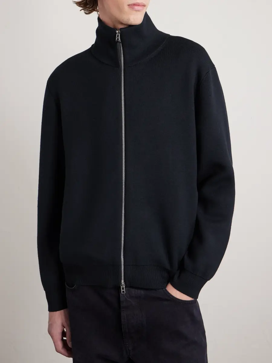 Tom Ford Wool-Blend Zip-Up Cardigan - Men | Thumbnail 3 Tom Ford Wool-Blend Zip-Up Cardigan - Men | Thumbnail 3