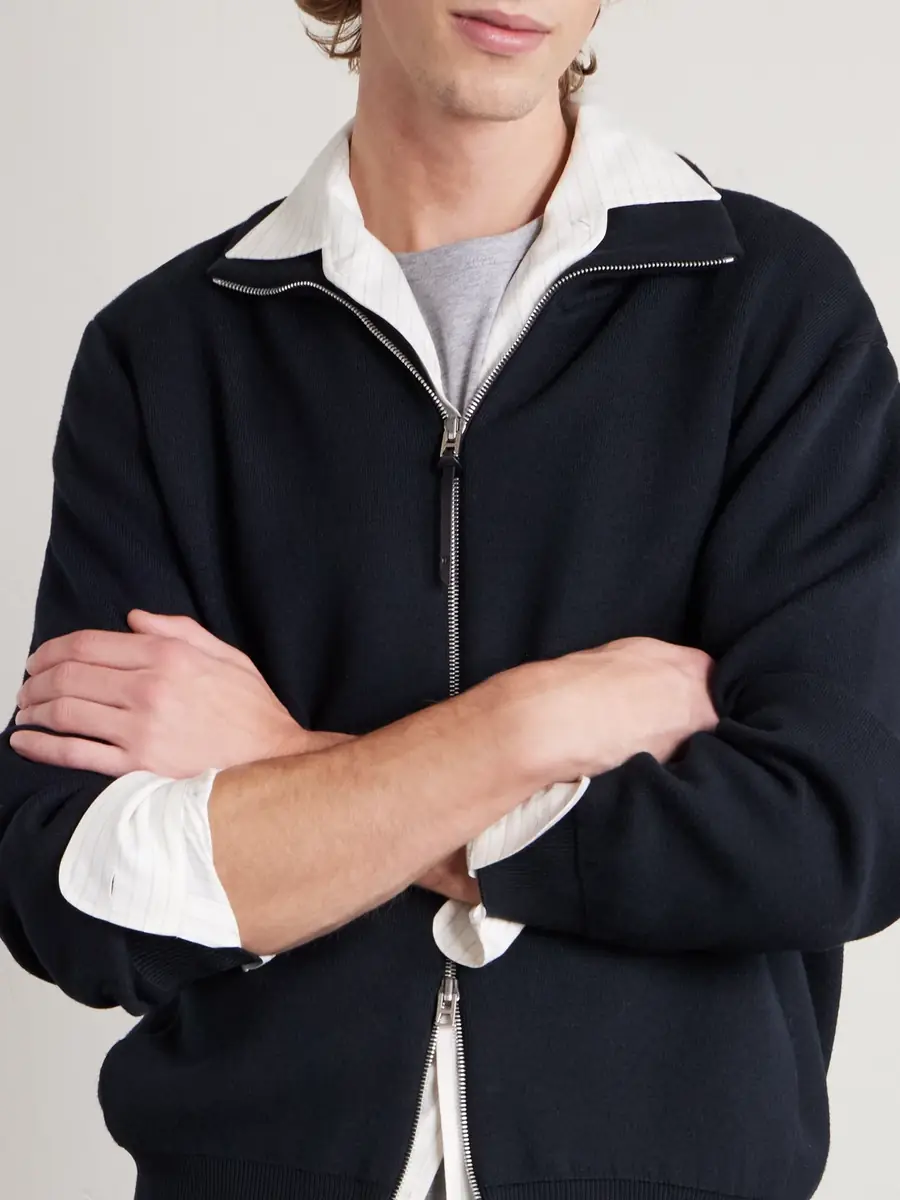 Tom Ford Wool-Blend Zip-Up Cardigan - Men | Thumbnail 5 Tom Ford Wool-Blend Zip-Up Cardigan - Men | Thumbnail 5