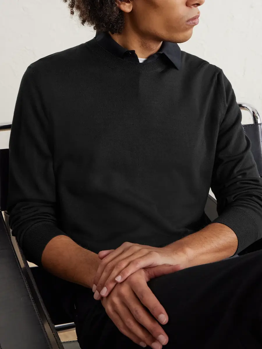 Tom Ford Silk Sweater - Men | Thumbnail 4 Tom Ford Silk Sweater - Men | Thumbnail 4