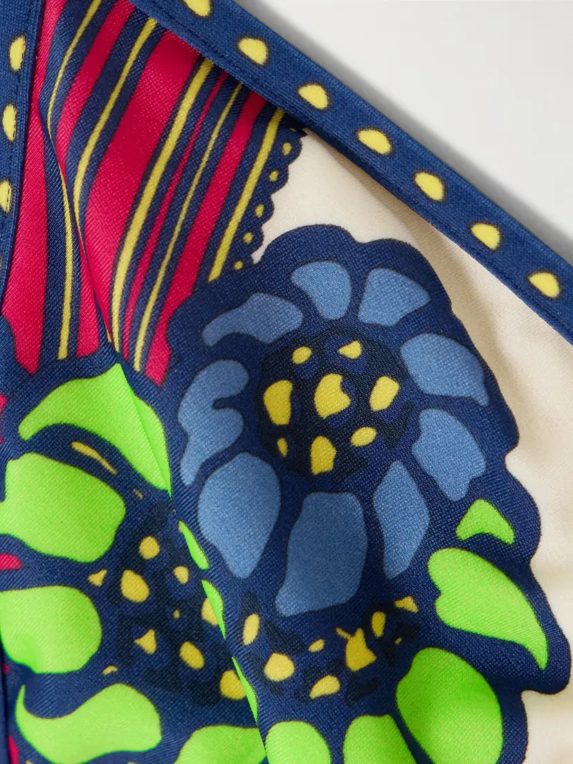 La DoubleJ Printed Triangle Bikini Top | Thumbnail 4 La DoubleJ Printed Triangle Bikini Top | Thumbnail 4