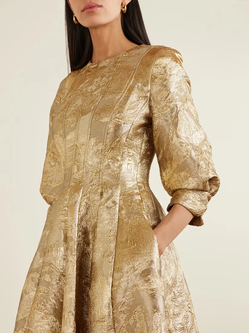 Simkhai Claravelle Jacquard Gown | Thumbnail 4 Simkhai Claravelle Jacquard Gown | Thumbnail 4