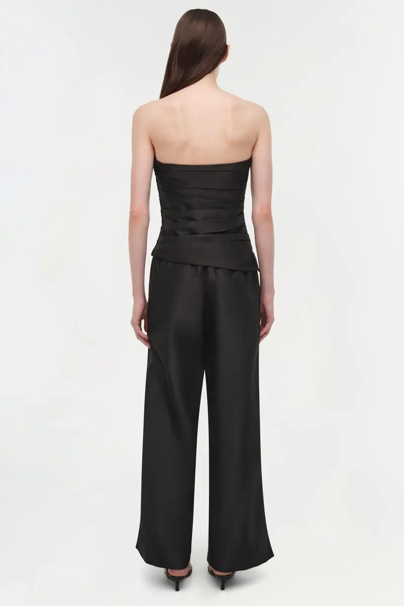Simkhai Emerson Ruched Taffeta Bustier Top | Thumbnail 5 Simkhai Emerson Ruched Taffeta Bustier Top | Thumbnail 5