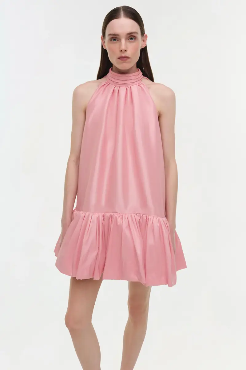 Simkhai Hope Taffeta Bow Tie Mini Dress | Thumbnail 2 Simkhai Hope Taffeta Bow Tie Mini Dress | Thumbnail 2