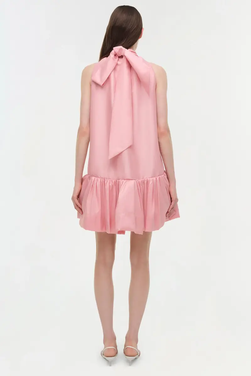 Simkhai Hope Taffeta Bow Tie Mini Dress | Thumbnail 4 Simkhai Hope Taffeta Bow Tie Mini Dress | Thumbnail 4