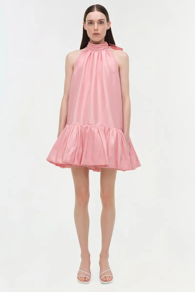 Simkhai Hope Taffeta Bow Tie Mini Dress | Thumbnail 5 Simkhai Hope Taffeta Bow Tie Mini Dress | Thumbnail 5
