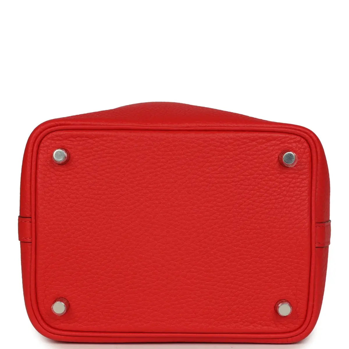HERMÈS Hermes Picotin Lock 18 Rouge de Coeur Clemence Palladium Hardware | Thumbnail 6