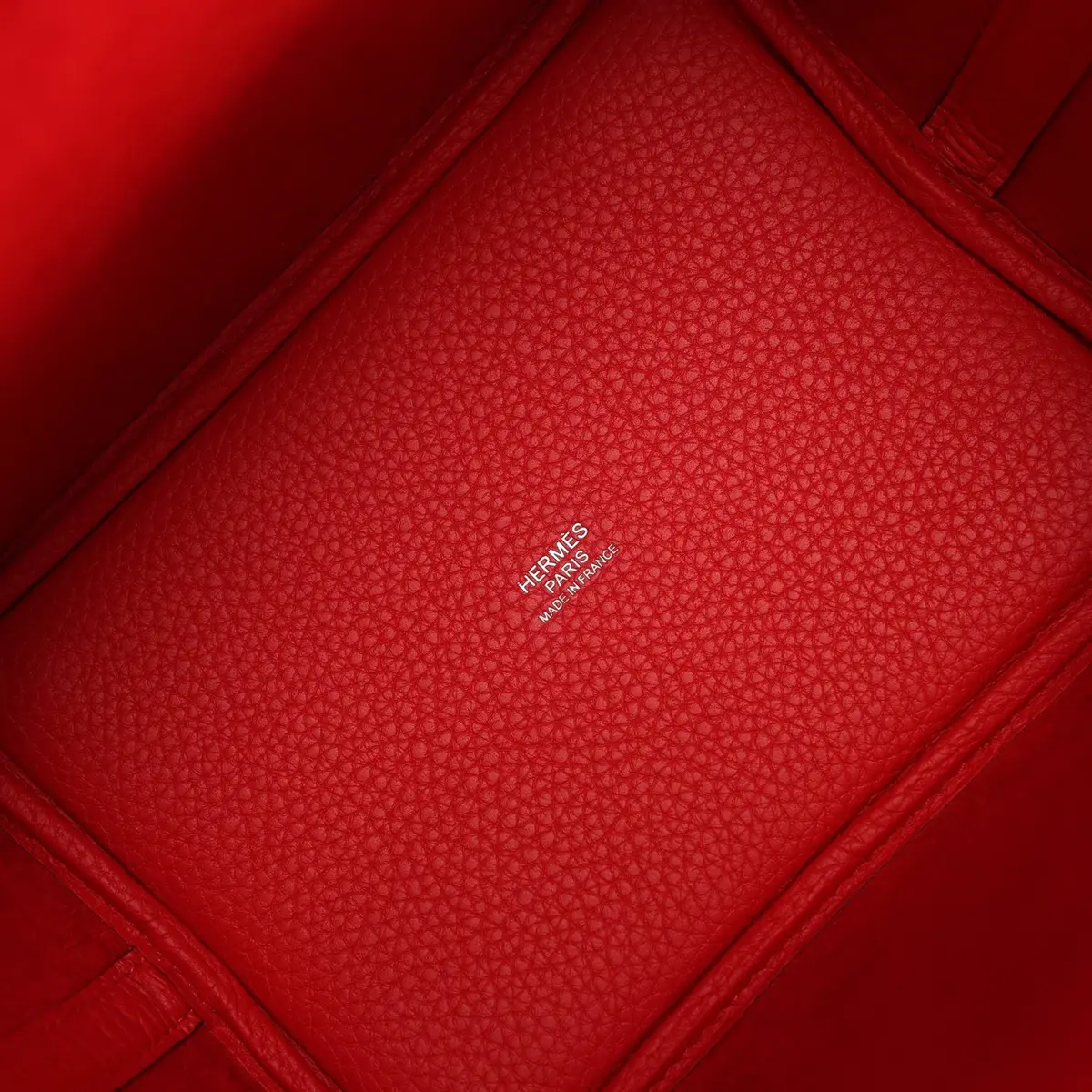 HERMÈS Hermes Picotin Lock 18 Rouge de Coeur Clemence Palladium Hardware | Thumbnail 7