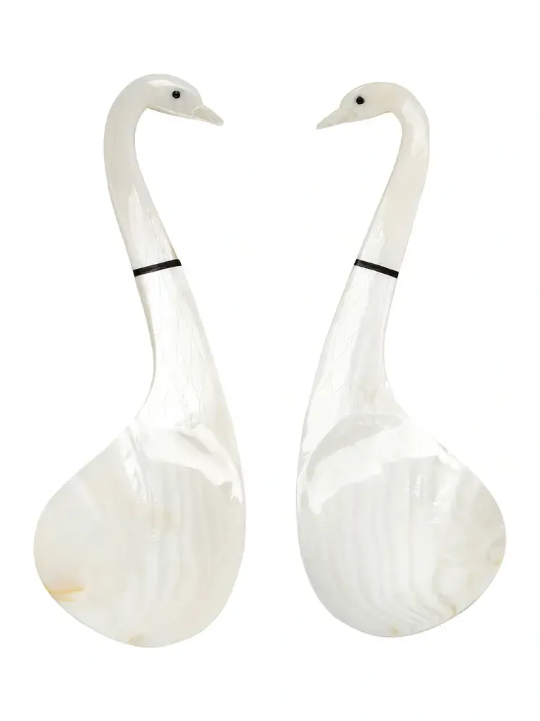 Gohar World Swan Serving Spoons