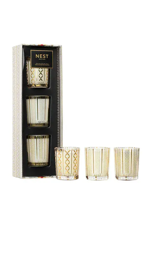 NEST New York Festive Votive Trio Set | Image 1 NEST New York Festive Votive Trio Set | Image 1