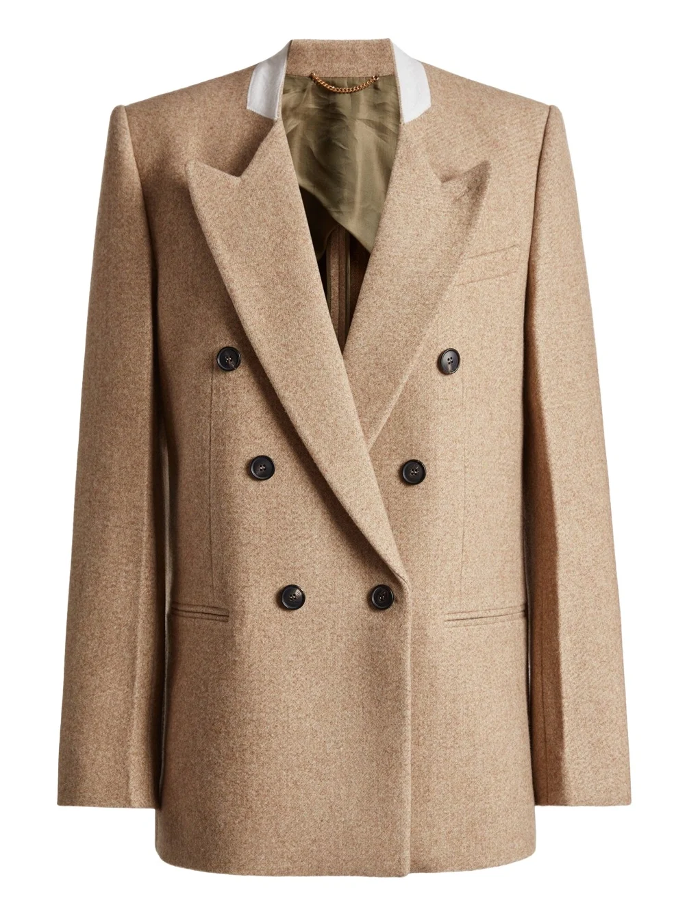 Wool-Blend Double-Breasted Blazer Wool-Blend Double-Breasted Blazer