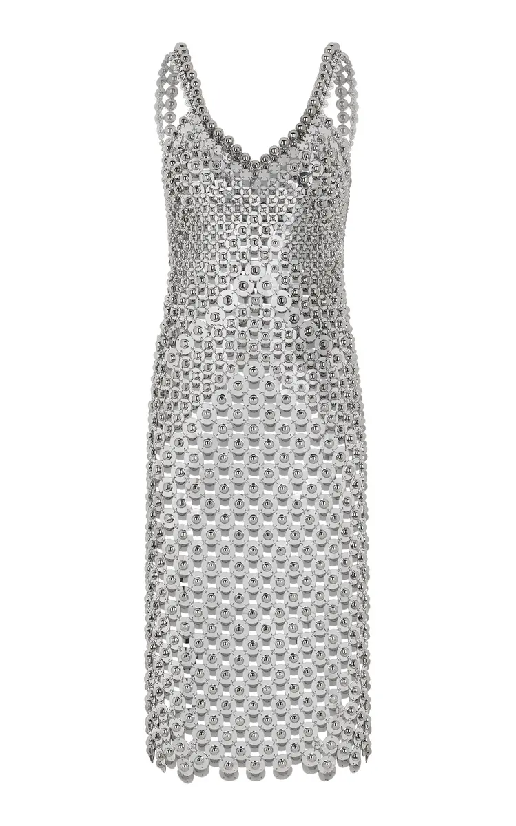 Rabanne Metallic Midi Dress