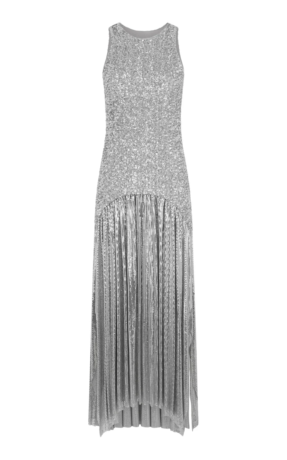 Sequined Mesh Maxi Dress Sequined Mesh Maxi Dress