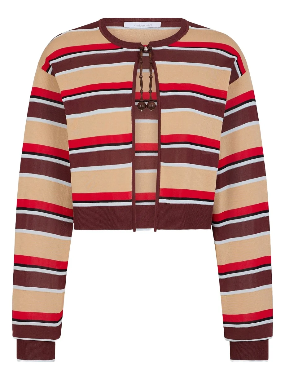 Striped Knit Cardigan Striped Knit Cardigan