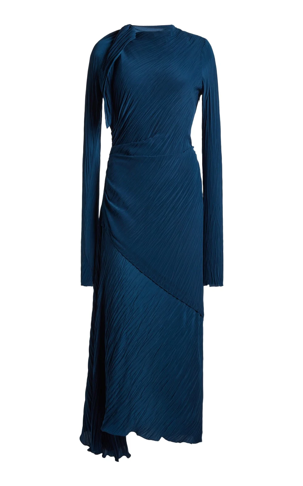 Plissé Georgette Midi Dress Plissé Georgette Midi Dress