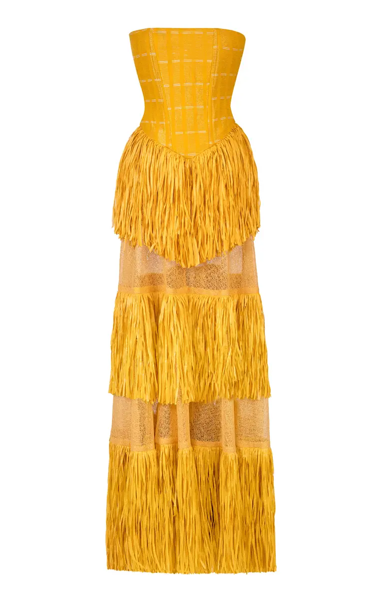 Kilentar Ano Tiered Fringe Maxi Dress | Thumbnail 13 Kilentar Ano Tiered Fringe Maxi Dress | Thumbnail 13