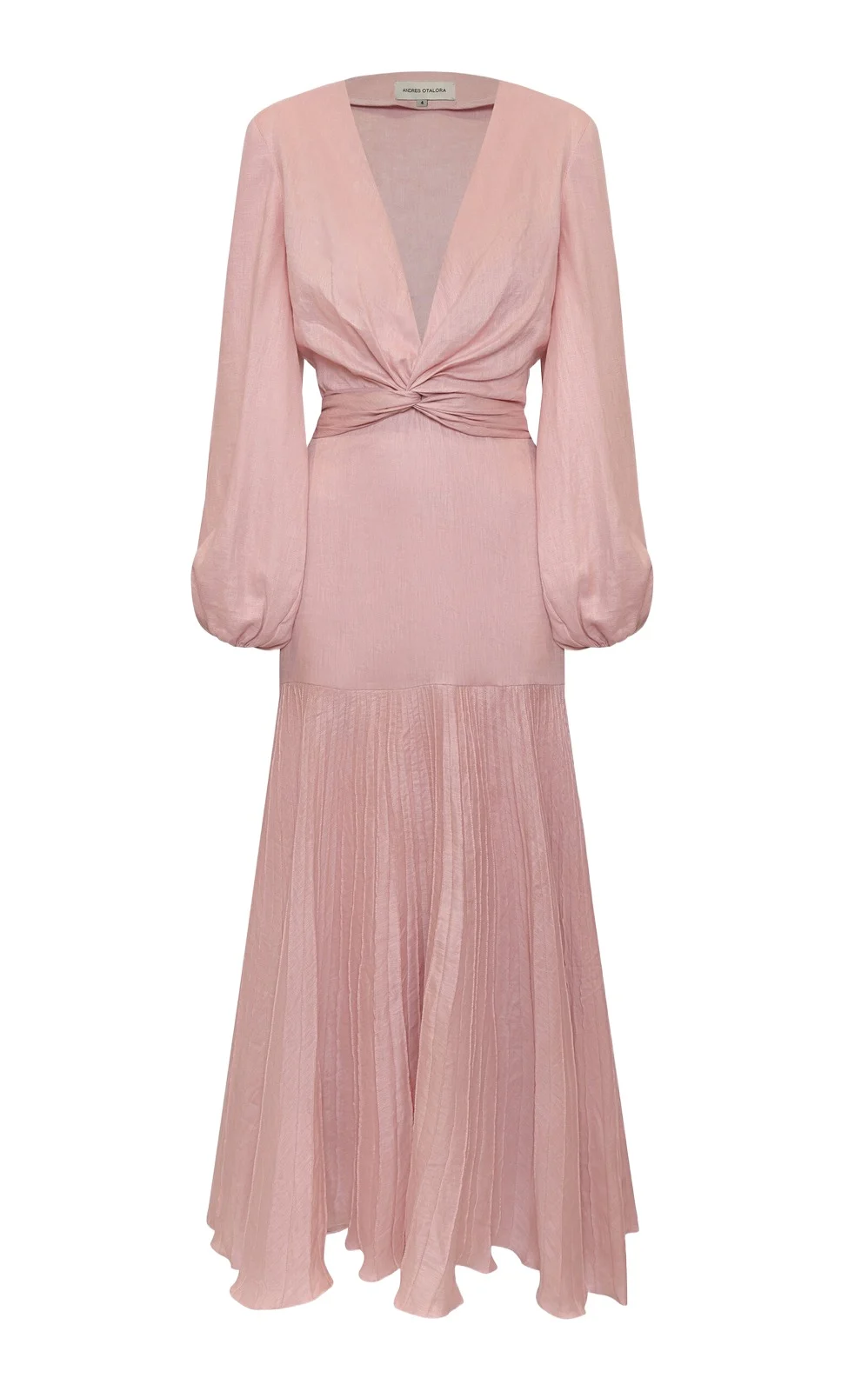 Un Lugar Linen Maxi Dress