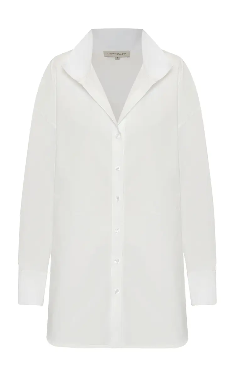 ANDRES OTALORA Un Tej Oversized Cotton-Poplin Shirt | Thumbnail 2 ANDRES OTALORA Un Tej Oversized Cotton-Poplin Shirt | Thumbnail 2